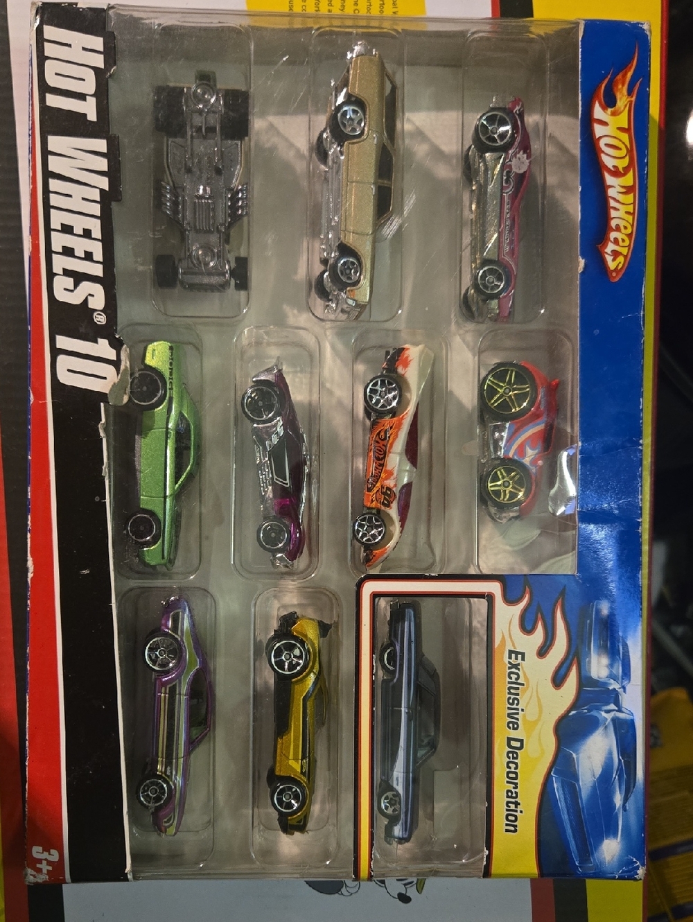 Hot Wheels 2008 DieCast set/10 with Exclusive Decoration Coupe A Collector Must!